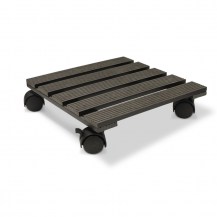 18535 - wpc pot trolley square - charcoal 29cm